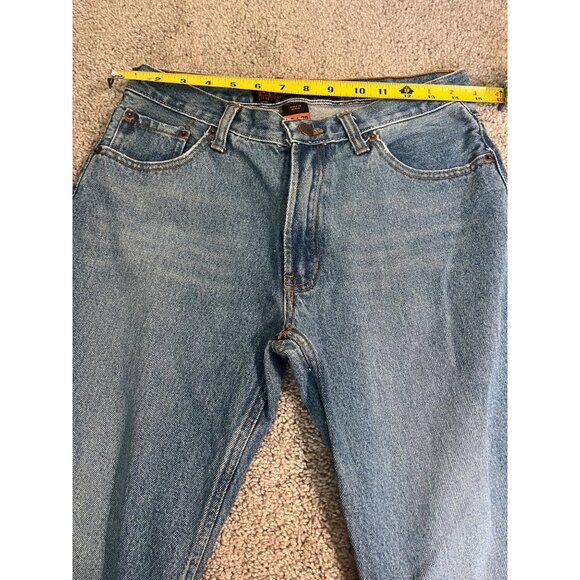 Steve & Barrys Red Star Denim Low Rise Bootcut Jeans S&B 100% Cotton - Picture 3 of 8